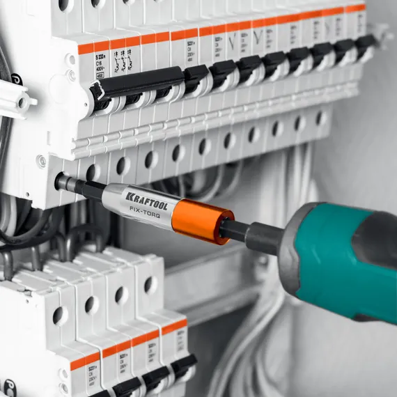 KRAFTOOL FIX-TORQ 1.2 Нм динамометрический адаптер для бит (64035-1.2)