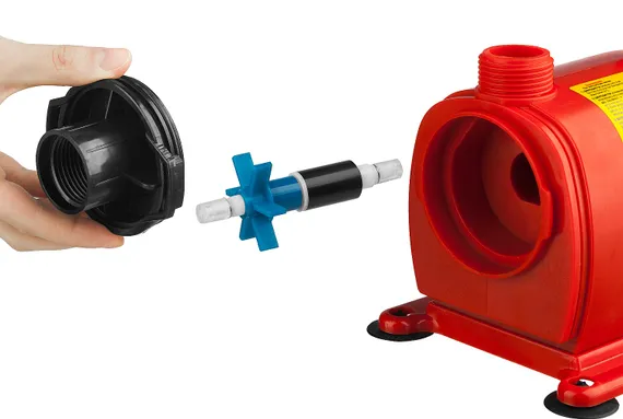 Насос GRINDA фонтанный д/чистой воды, 3 насадки, пропускная способность 1500 л/ч, высота подачи воды 2 м, 38 Вт