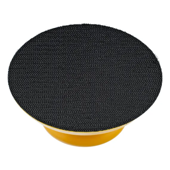 Брусок для шлифования, круглый, 125 мм, с "липучкой"// Denzel