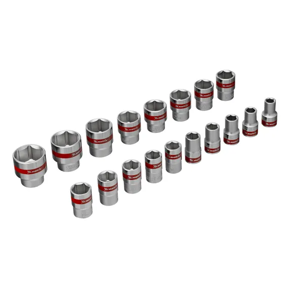 Набор торцевых головок с трещоткой 1/2", 24 предмета Matrix