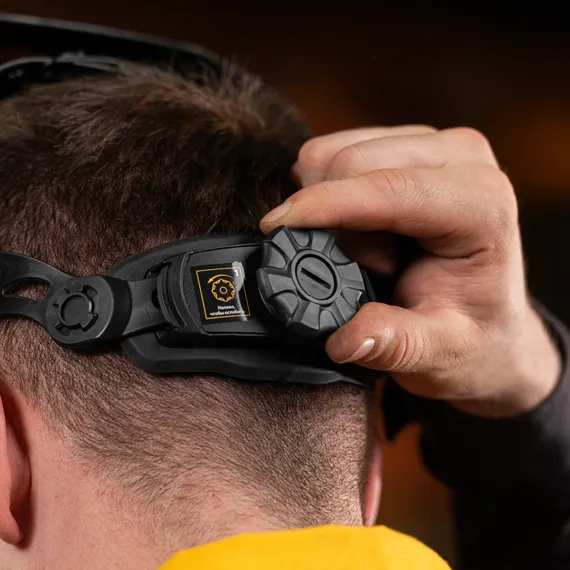 Щиток защитный лицевой (маска сварщика) F10, см. окно 100х96, Real Color, DIN 4-8/9-13 Denzel