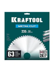 KRAFTOOL Metal Cut 235 х 30 мм, 63Т, диск пильный по металлу и стали (36954-235-30-63)