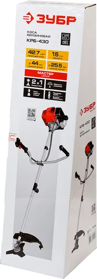 ЗУБР 1.1 кВт, бензиновый триммер (КРБ-430)