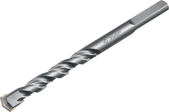 ЗУБР 10 x 120 мм, трехгранный хвостовик, сверло по бетону усиленное, Профессионал (2916-120-10)