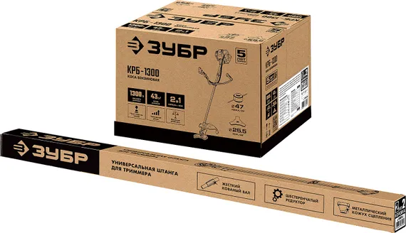 Бензиновый триммер ЗУБР 1.3 кВт, (КРБ-1300)