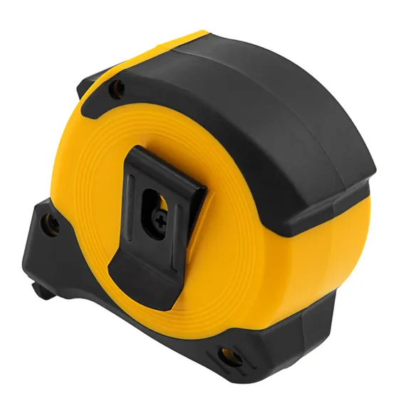 Рулетка 5м х 25мм, двухкомп. корпус, магнитный обрезиненный зацеп Denzel