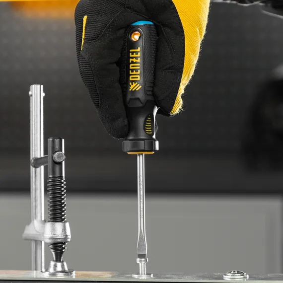 Набор отверток, 5 шт., PH+SL, S2, 3к рукоятка Denzel