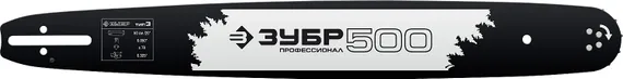 ЗУБР тип 3, шаг 0.325″, паз 1.3 мм, 50 см, шина для бензопил, Профессионал (70203-50)