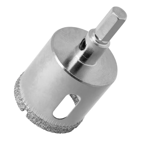 Сверло по керамической плитке и стеклу, 30 х 55 мм, шестигранный хвостовик, с центрующим сверлом Сибртех