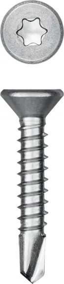 KRAFTOOL DS-C, 25 х 4.8 мм, А2, сверло, потайная головка, ТХ25, 300 шт, саморез нержавеющий (300932-48-025)