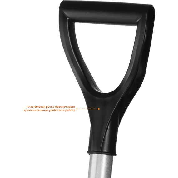 Штыковая лопата ЗУБР Артель-НС, 120 см, алюминиевый изогнутый черенок полотно из нержавеющей стали, Профессионал (4-39407)