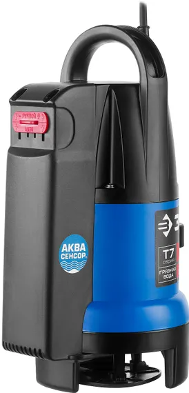 Дренажный насос для грязной воды ЗУБР АкваСенсор 400 Вт Профессионал (НПГ-Т7-400)