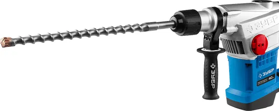 Перфоратор электрический SDS-Max, ЗУБР 40 мм, 1250 Вт, АВТ, Профессионал (ЗПМ-40-1250 ЭВК)