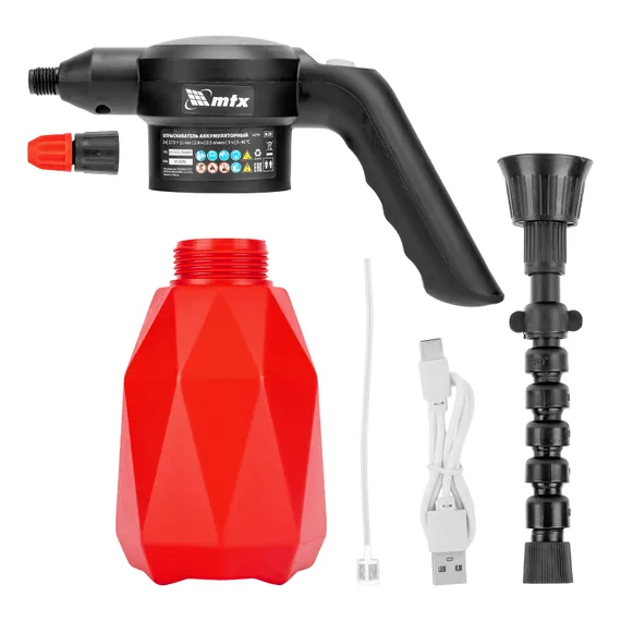 Опрыскиватель аккумуляторный M-2LI, 2 л, 3,7 В, 2 Ач MTX