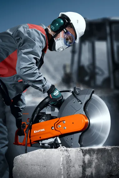 KRAFTOOL 3700 Вт, 350 мм, без диска, бензорез по бетону (бетонорез) (K770-14)