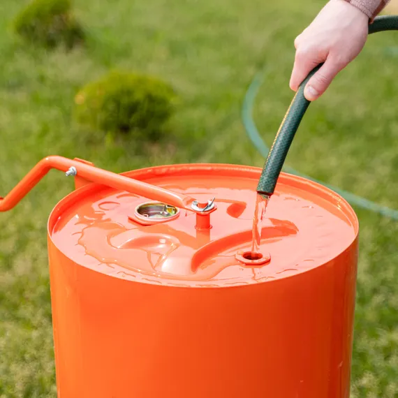 Каток газонный 70л, ручной, наливной, пробка-болт Сибртех