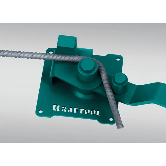 KRAFTOOL 16 PT, плавный гиб, на подшипнике, ручной станок для гибки арматуры (23306)