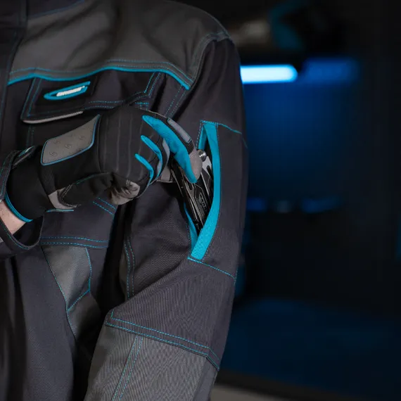 Куртка профессиональная рабочая, 97% хлопок 3% спандекс, XXXL Gross