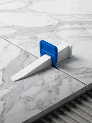 STAYER СВП TileFix, комплект: 1,0 мм, зажим + клин, 50 + 50 шт, система выравнивания плитки ″ворота″ (33841-H50)