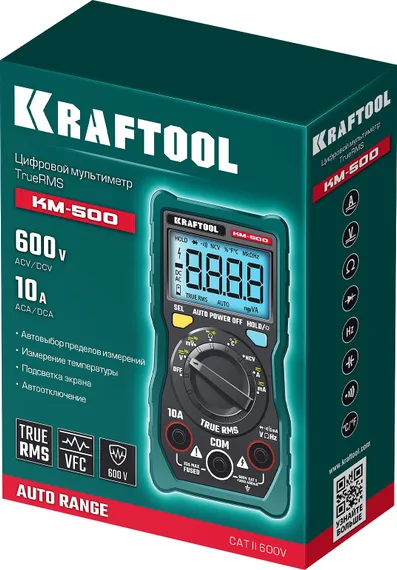 KRAFTOOL KM-500 цифровой мультиметр (59856)