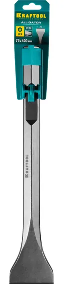 KRAFTOOL ALLIGATOR, 75 x 400 мм, HEX 28, лопаточное зубило (29341-75-400)