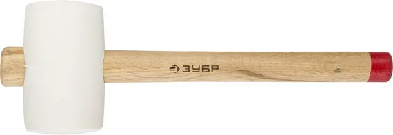 ЗУБР 340 г, белая, резиновая киянка (20511-340)