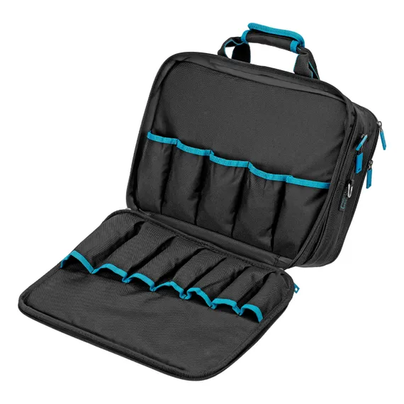 Сумка для инструмента Meister, 31 карман, отсек для ноутБука, наплечный ремень, 400 х 170 х 300 мм Gross