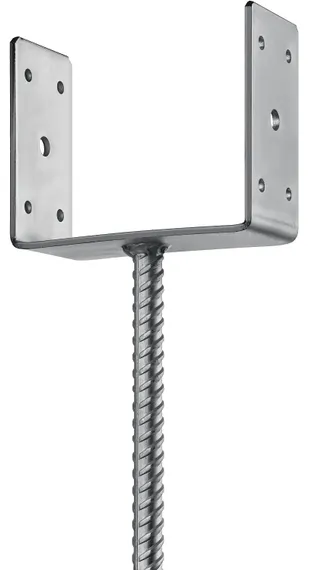 ЗУБР ОС-U, 141 x 120 x 60 мм, U-образное основание столба (310286-140)