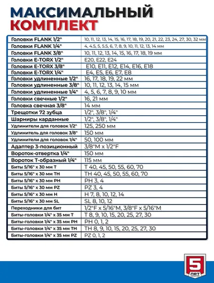 Набор инструментов, 63 предмета. Серия Профессионал.