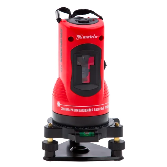 Лазерный уровень самовыравнивающийся, 150 мм, штатив 1150 мм, набор в пластиковом кейсе Matrix