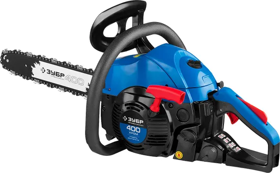 Бензопила цепная бензиновая, ЗУБР 40 см3, 40 см, Профессионал (ПБЦ-400 40П)
