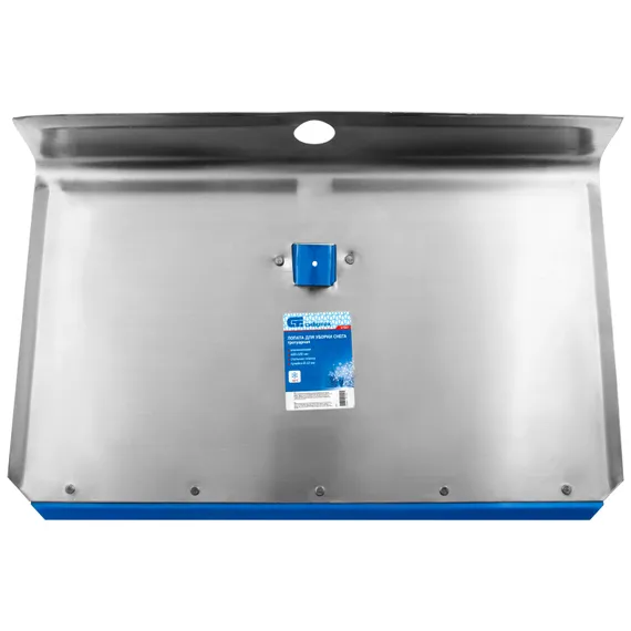 Лопата для уборки снега тротуарная, алюминиевая, 600 х 400 мм, без черенка, Сибртех