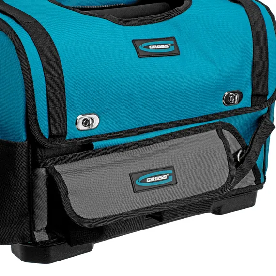 Переноска для инструмента, 400х225х300мм, пластиковое дно, наплечный ремень Gross