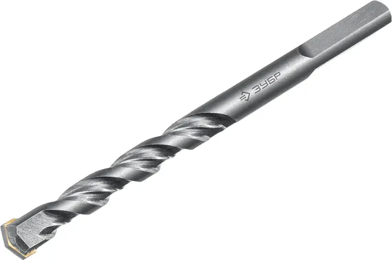 ЗУБР 8 x 120 мм, трехгранный хвостовик, сверло по бетону усиленное, Профессионал (2916-120-08)