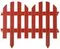 GRINDA Палисадник, 28 х 300 см, терракот, 7 секций, декоративный забор (422205-T)