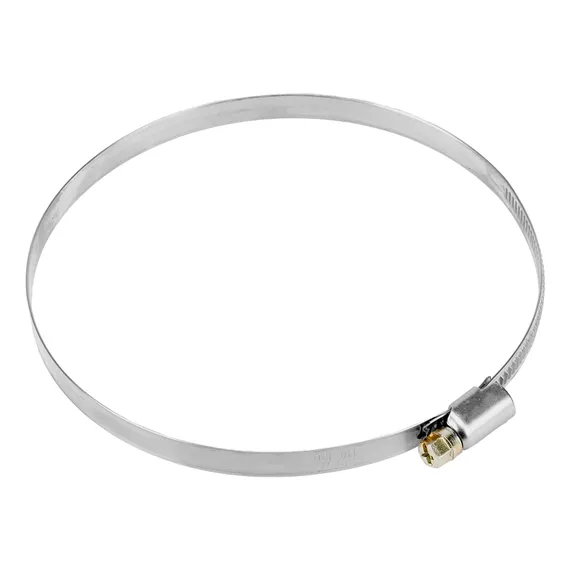 Хомуты нержавеющая сталь, Стандартное болтовое крепление 110-130 мм, 25 штук в упаковке, ширина 9 мм Сибртех