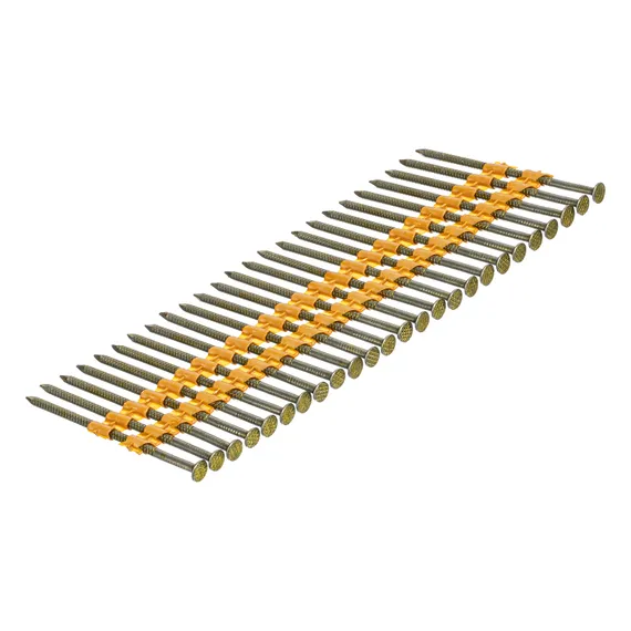 Гвозди для пнев. нейлера (крашен.) длина - 75 мм, диам. - 3,05 мм, 2000 шт. Denzel