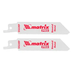 Полотна по металлу для сабельной пилы S522EF 75/1.4 мм, Bimetal, 2 шт, Pro Matrix