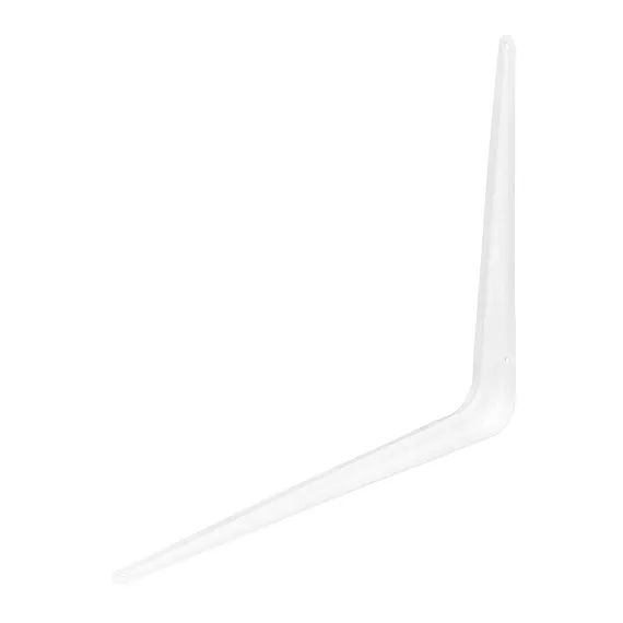 Кронштейн угловой с ребром, 300 х 350 мм, белый Сибртех