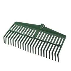 Грабли веерные пластиковые, 420 мм, 22 плоских зуба, без черенка, Сибртех