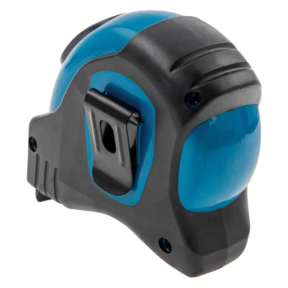 Рулетка "Schlagfest",8 м x 25 мм,магнитный обрезиненный зацеп,двусторонняя шкала,Нейлоновое покрытие,автоматическая фиксация Gross