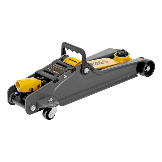 Домкрат гидравлический подкатной с фиксатором, 2,5 т, 85-385 мм Denzel