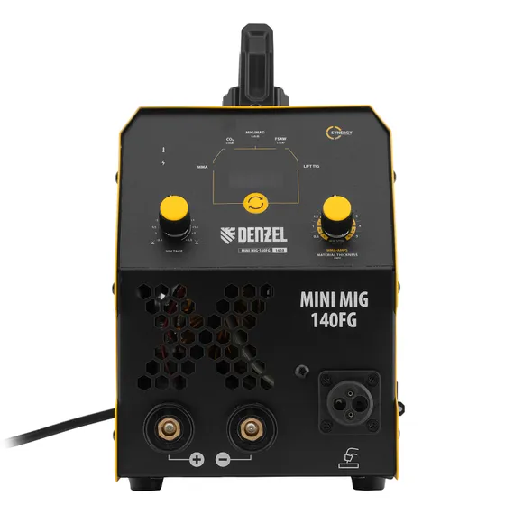 Аппарат инвертор. полуавтомат. сварки Mini MIG-140FG, 140 А, ПВ 60% Denzel