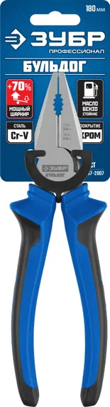 ЗУБР 180 мм, плоскогубцы, Профессионал (2201-1-18)