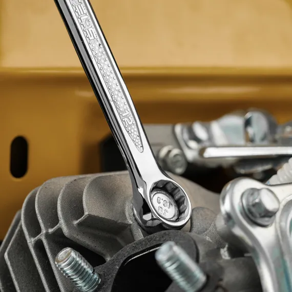 Ключ комбинированный, 12 мм, CrV, антислип Stels