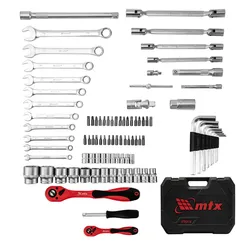 Набор инструментов 89 предметов, CrV 1/2", 1/4" MTX