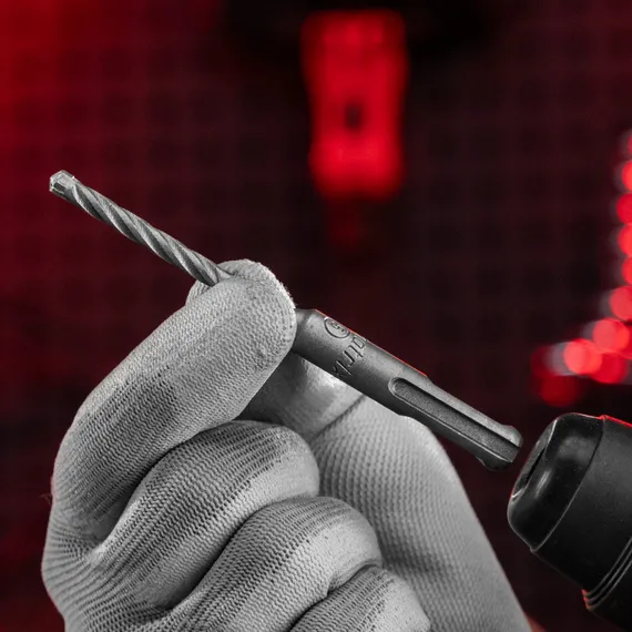 Бур по бетону, 5 x 110 мм, SDS PLUS c крестовой пластиной Matrix