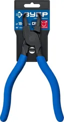 ЗУБР 170 мм, изогнутые губки, внутренний съемник стопорных колец, Профессионал (22821-2)
