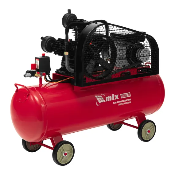 Компрессор воздушный ременный привод КР3000/100  3,0 кВт, 100 литров, 510 л/мин МТХ