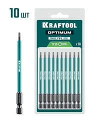 KRAFTOOL OPTIMUM TX 15, 100 мм, 10 шт, биты (26126-15-100-S10)
